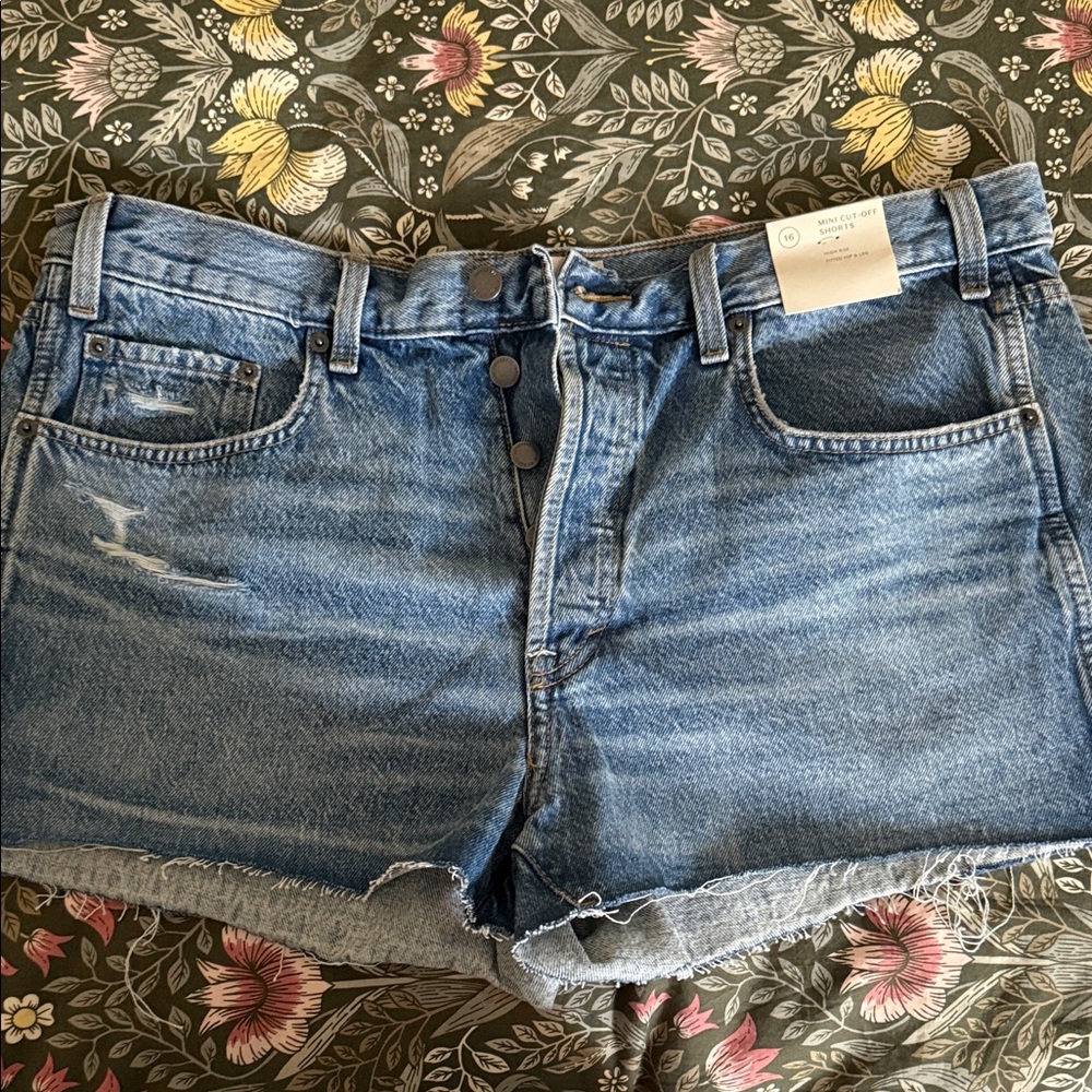 Universal Thread Blue High Waist Women Shorts